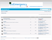 Tablet Screenshot of ozemergency.net